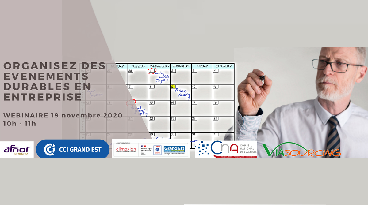 Webinar | Organisez des événements durables en entreprises