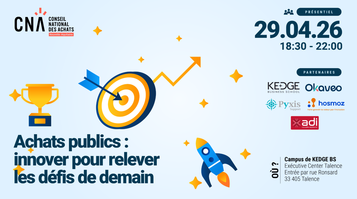 Achats publics : innover pour relever les défis sociétaux, humains et technologiques de demain