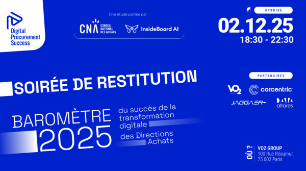 Soirée de Restitution DPS5 : Découvrez les Tendances Clés de digitalisation des Directions Achats