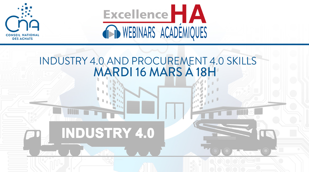 Webinar académique | Are you ready for industry 4.0 and procurement 4.0 ? 