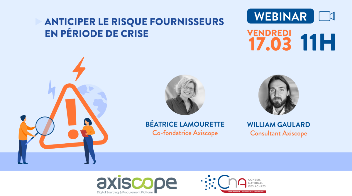 WEBINAR | Anticiper le risque fournisseurs en période de crise