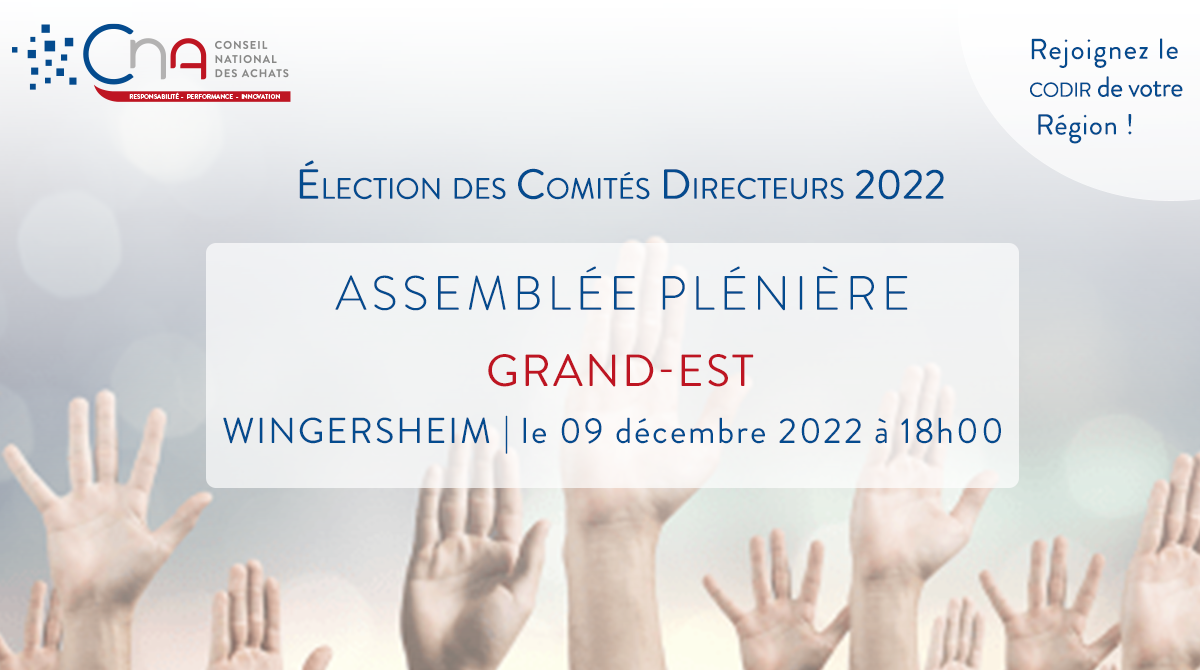 GRAND-EST | Assemblée Plénière Régionale