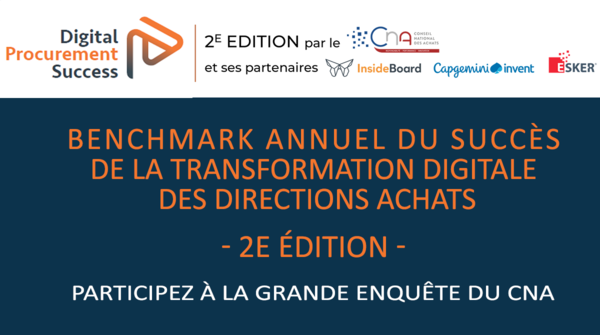 Digital Procurement Sucess - 2ème édition : Benchmark digital des Directions Achats