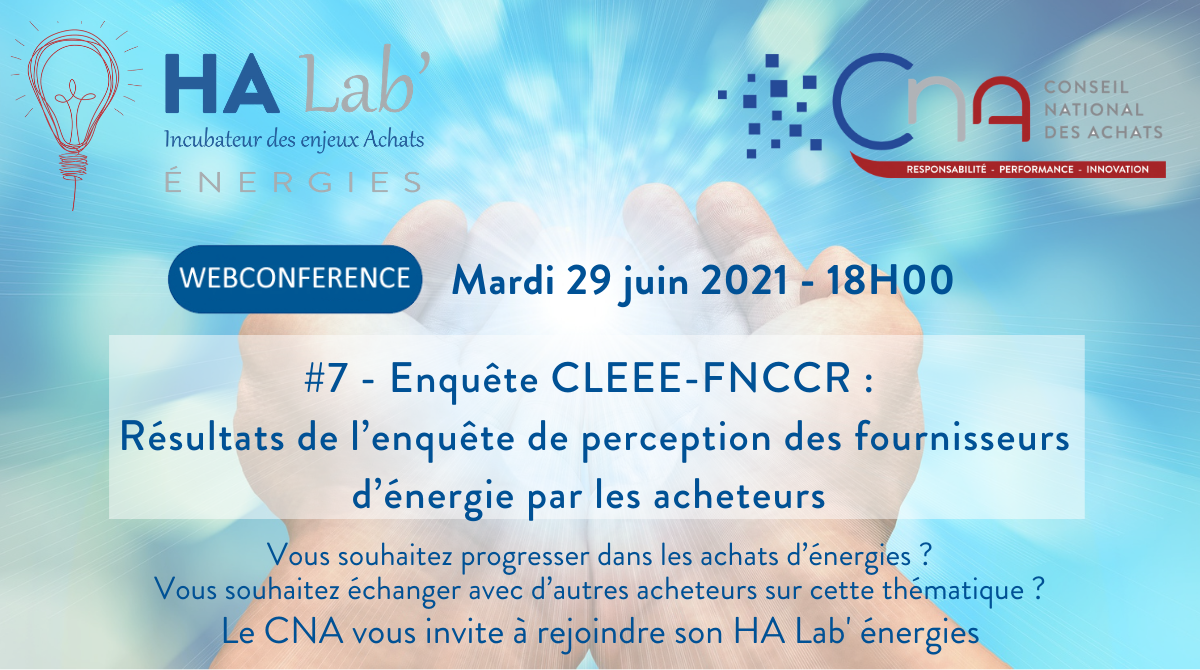 HA Lab' énergies N°7 | Présentation des résultats de l'enquête CLEEE-FNCCR