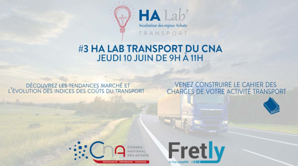 HA Lab' Transport n°3 | Venez construire le cahier des charges de votre activité transport !