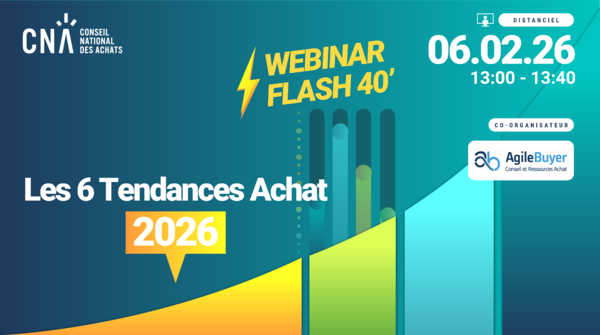 40 minutes pour tout savoir sur les tendances Achats 2026 !