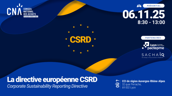 La directive européenne CSRD (Corporate Sustainability Reporting Directive) | Lyon