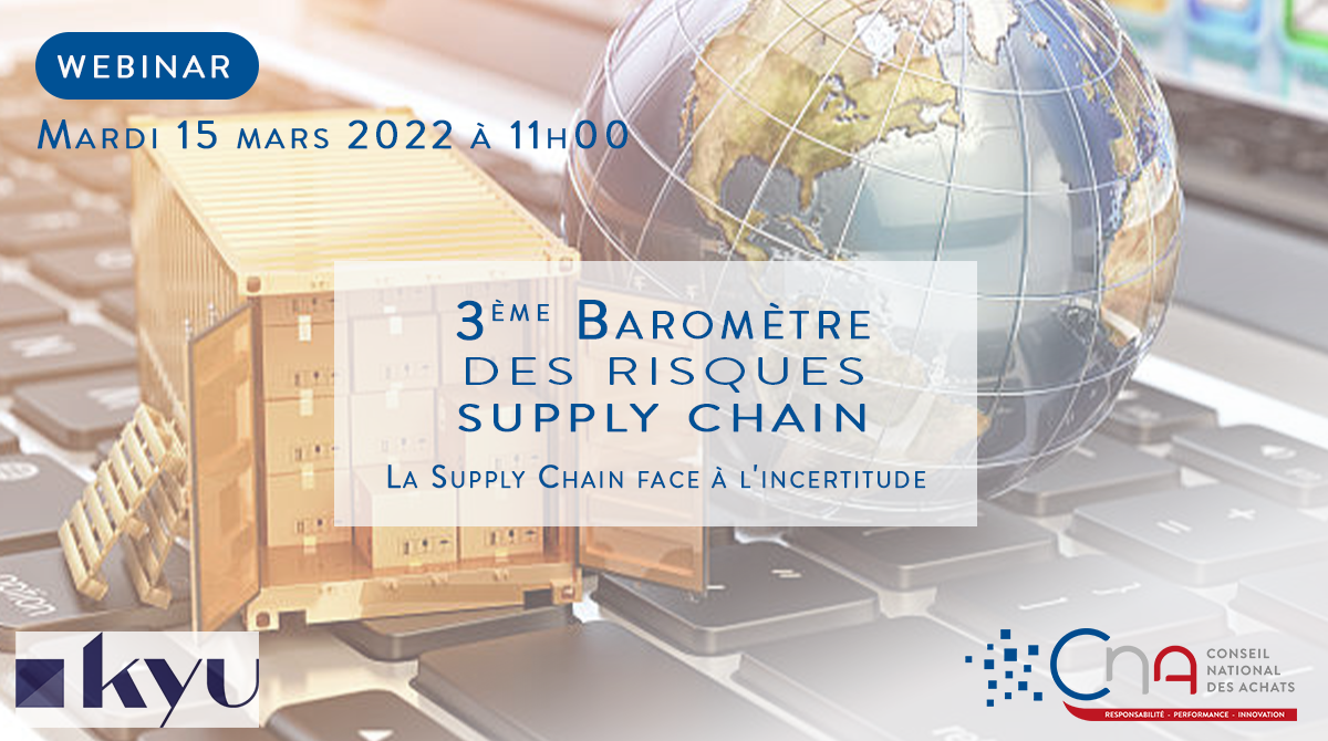 3ème baromètre des risques Supply-Chain | La Supply-Chain face à l'incertitude