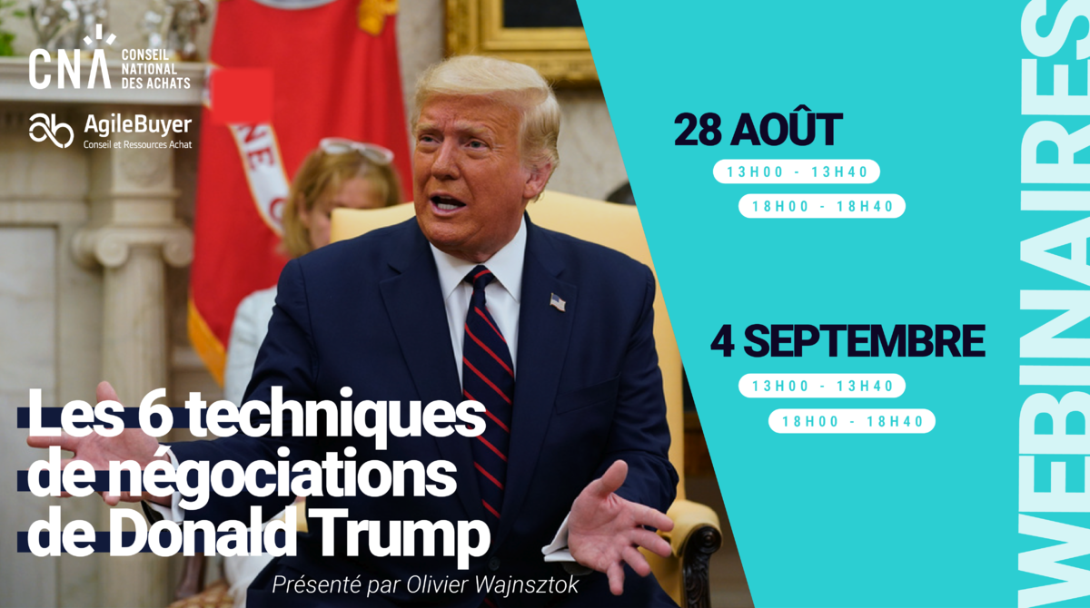 Les 6 techniques de Négociations de Donald Trump
