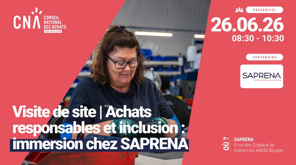 Visite de site | Achats responsables et inclusion : immersion chez SAPRENA