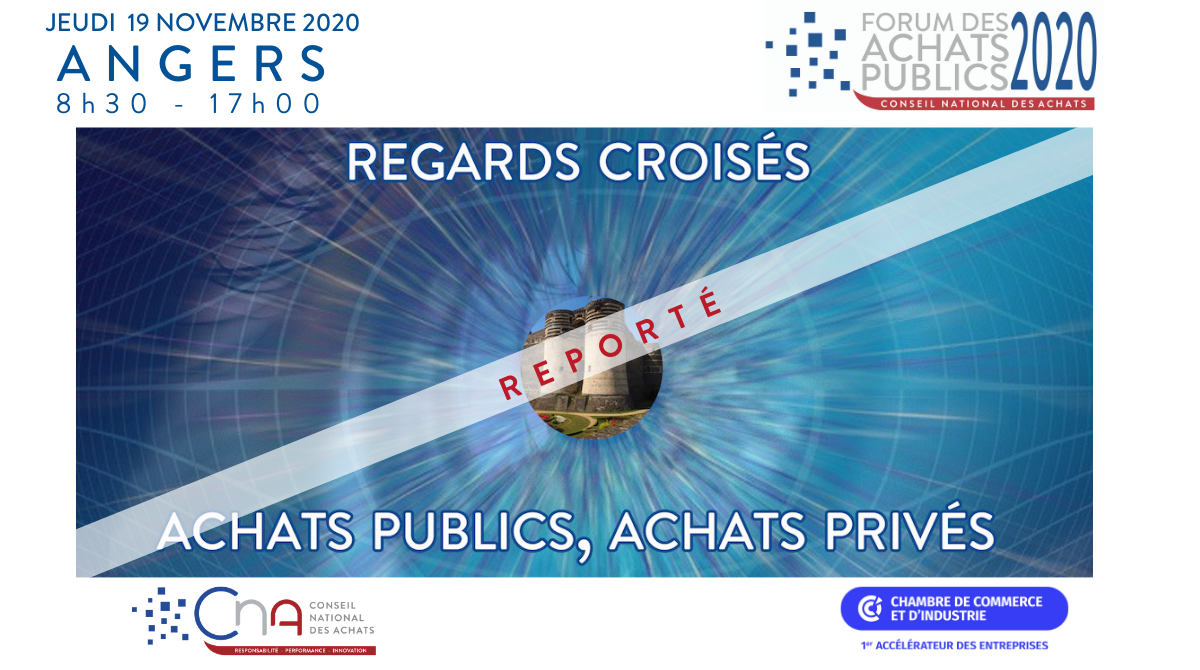 Angers - Forum des Achats Publics 2021 | Regards croisés - Achats Publics, Achats Privés