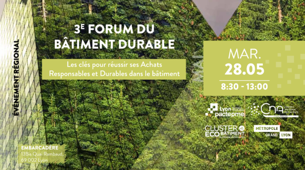3e Forum du Bâtiment Durable | Lyon